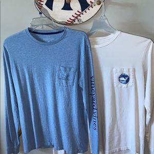 2 Vineyard Vines Long-Sleeve Shirts